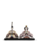 Hina Dolls Figurine, Beige & Pink